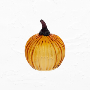 Amber Glass Pumpkin