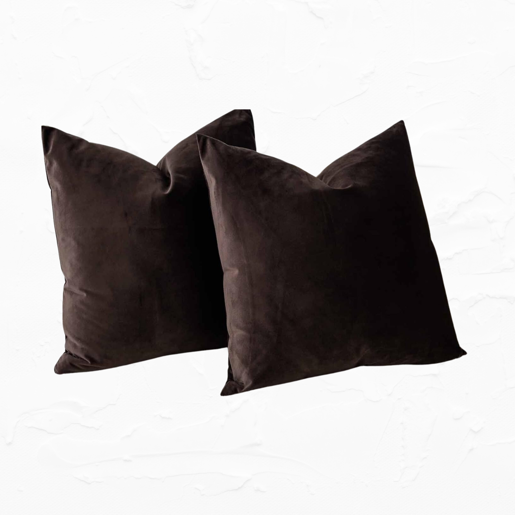 Brown Velvet Pillow Cover