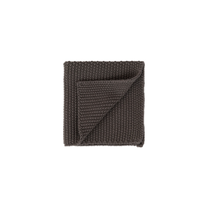 Cotton Knit Dish Cloths Charcoal