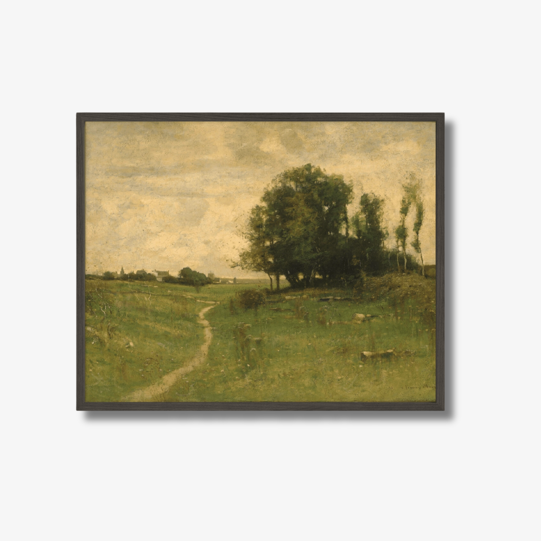 Country Path Vintage Art Print