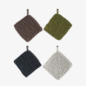 Cotton Crocheted Pot Holder