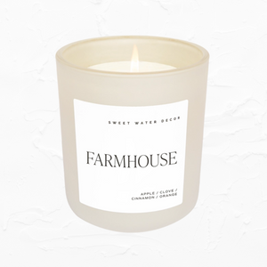 Farmhouse Soy Candle in Matte Jar