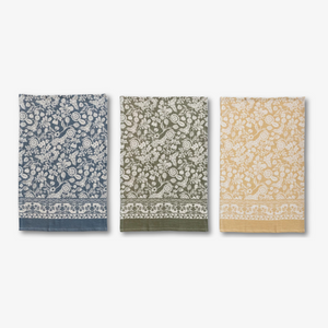 Floral Printed Tea Towel