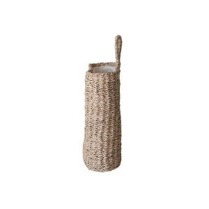 Hand-Woven Seagrass Wall Basket