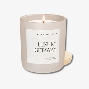 Luxury Getaway Soy Candle in Matte Jar