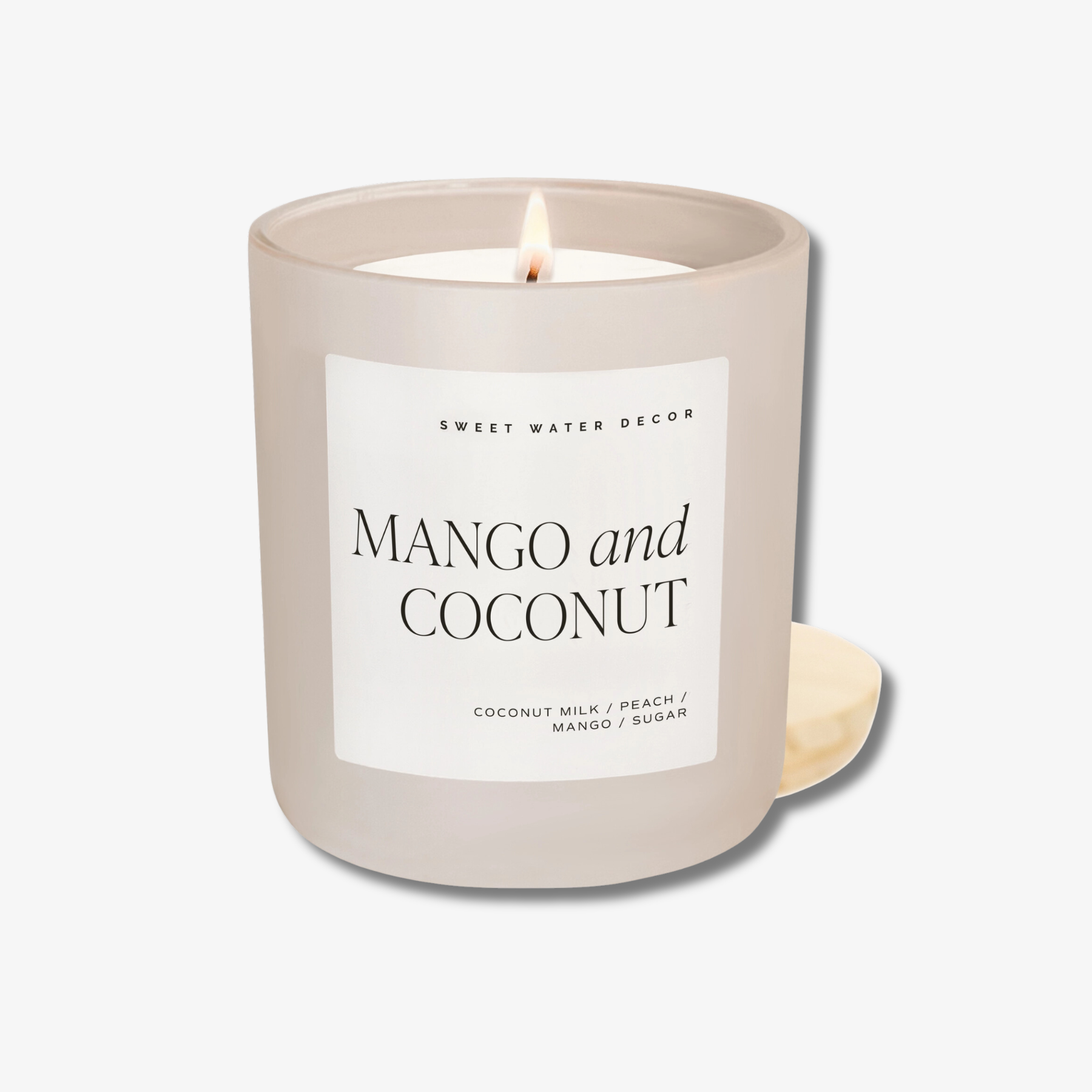 Mango + Coconut Soy Candle in Matte Jar