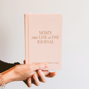 Mom's One Line A Day Leather Journal