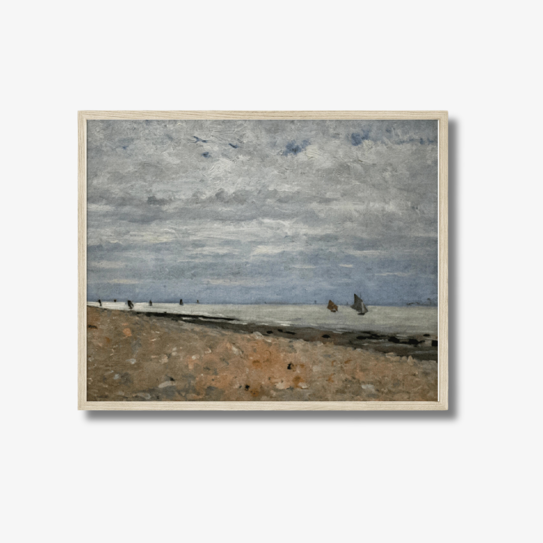 Peaceful Lake Vintage Art Print