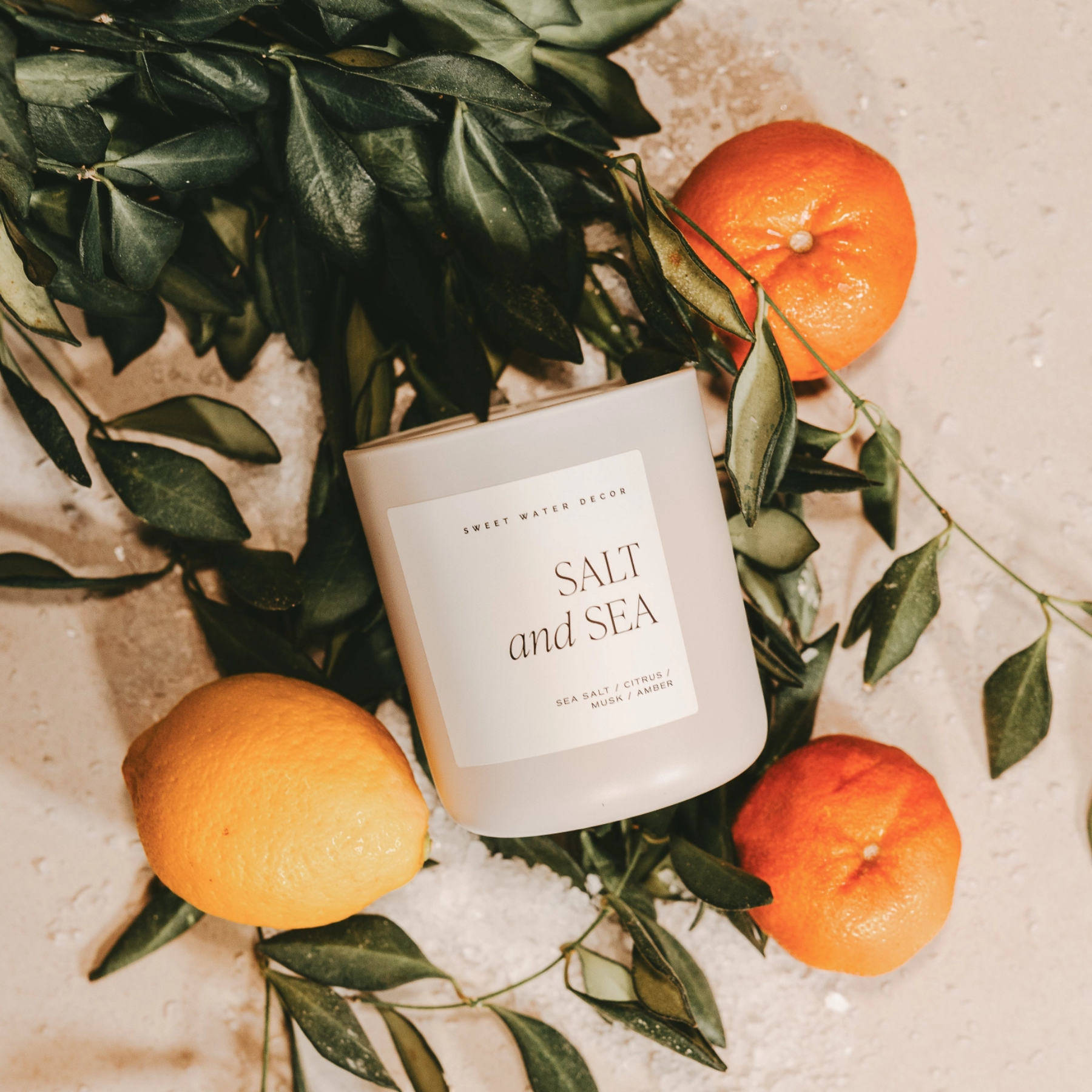 Salt + Sea Soy Candle in Matte Jar