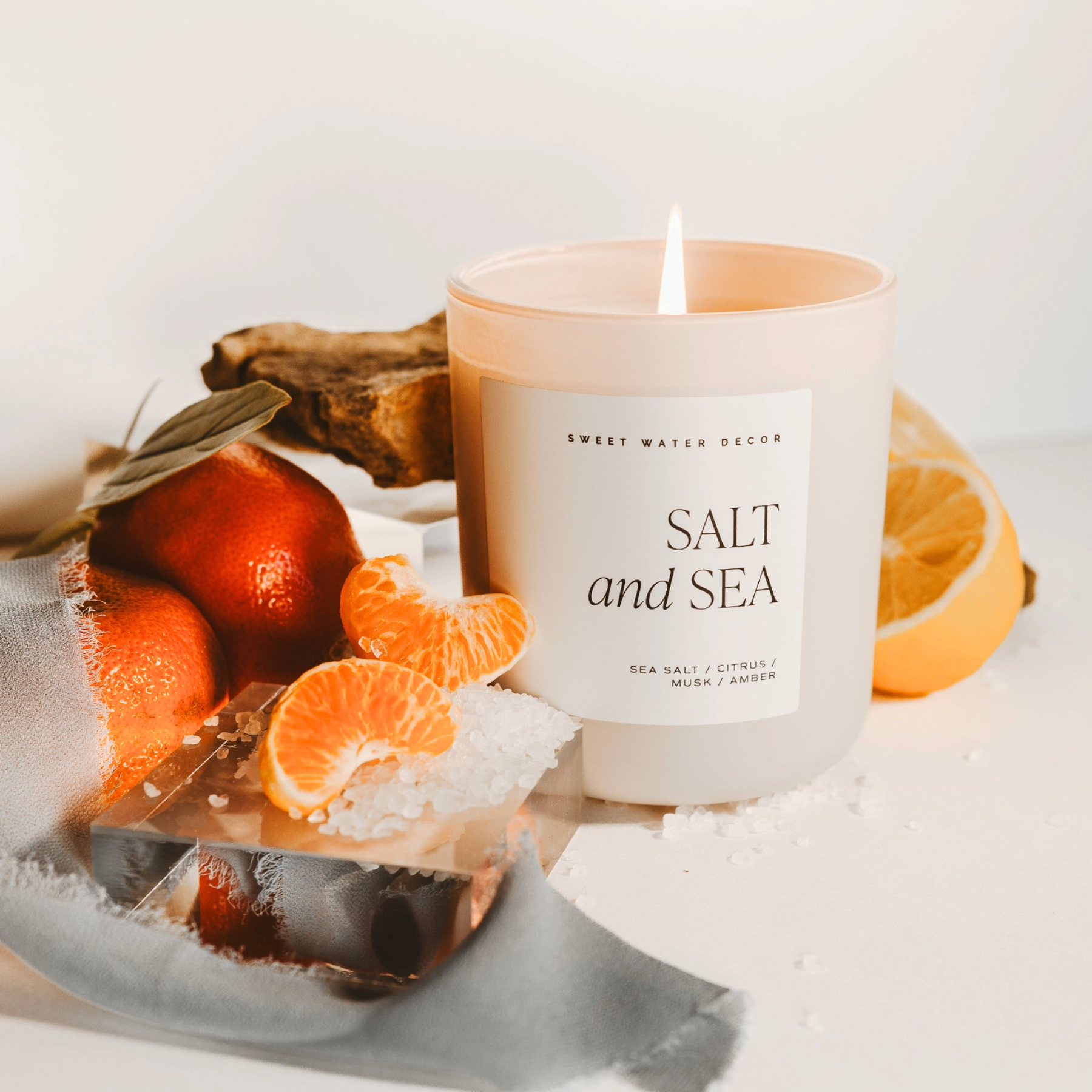 Salt + Sea Soy Candle in Matte Jar