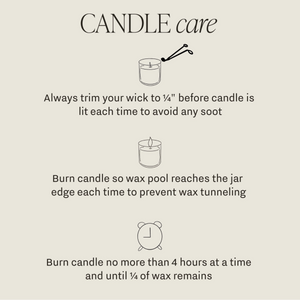 Soy Candle Care