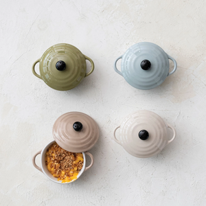 Stoneware Mini Lidded Baker