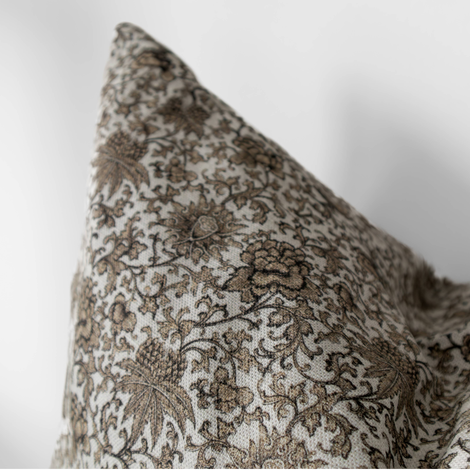 Vintage Floral Throw Pillow Cover