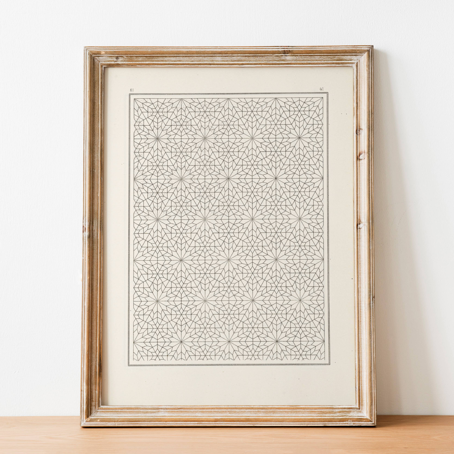 Vintage Geometric Art Print